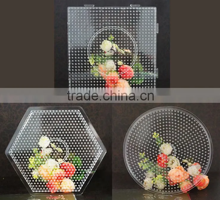 artkal direct selling plastic puzzle diy ironing beads plastic pegboard toys for children