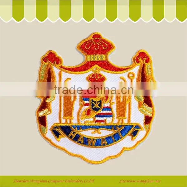 High Quality Machine Cartoon Lion Embroidery Key Chain For Girl