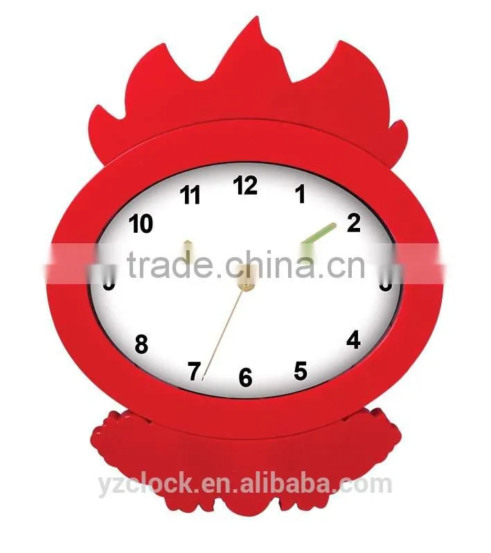 2014 NEW YINGZI plastic wall clock