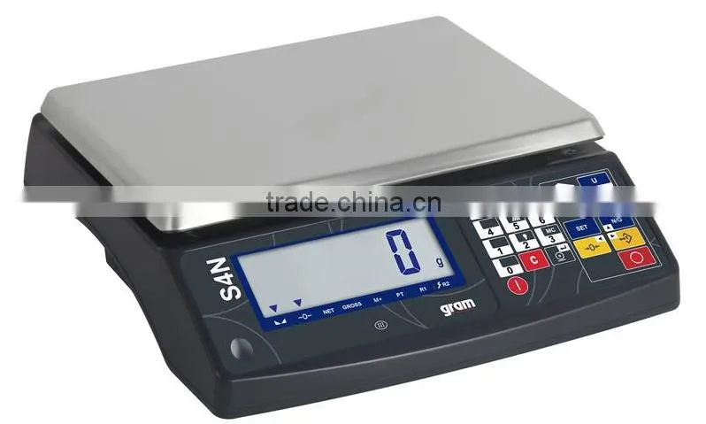 15kg / 5g S4N Table Top Scale Type Digital Weigh Scales