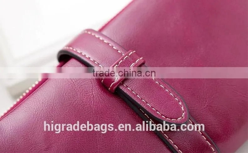 2015 new Fashion female pu leather wallet