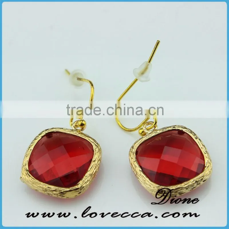 Antique brass gold plating earring jewelry fashion 2016