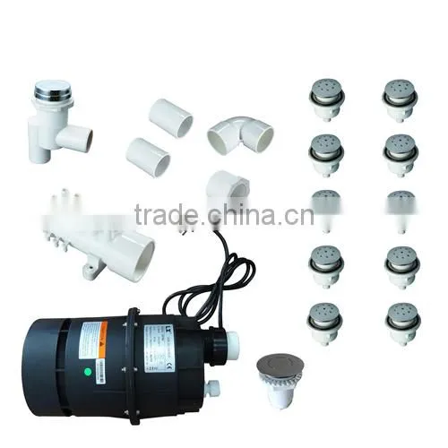 60-02 spa air jet kit spa air system Stainless Steel air jet nozzle