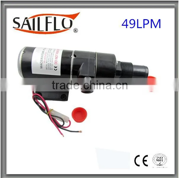 sailflo Macerator Pump 12V 12GPH High Flow 49LPM Sump Pump For Marine