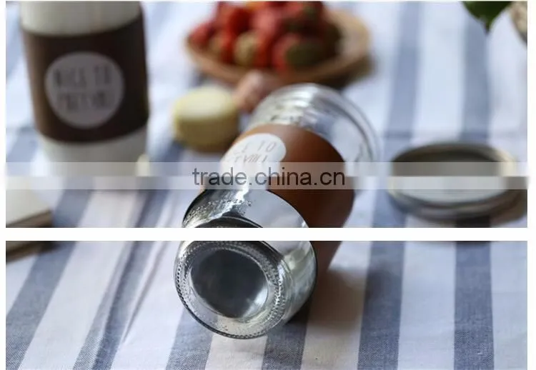 New Fashion Creative Office Glass Coffee Mug With Lid And Straw