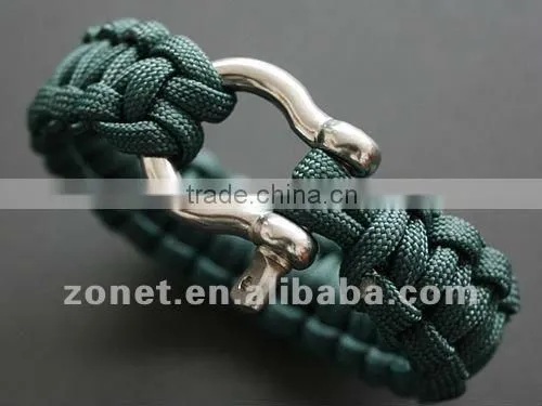Stainless steel security d shape shackle PRA-1004