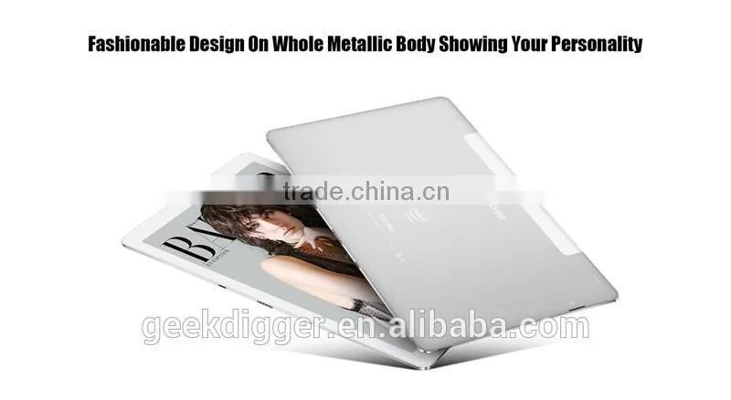 Teclast X16 Plus 2 in 1 Tablet PC-SILVER/Android 5.1 10.6 inch IPS Screen Intel Cherry Trail Z8300 64bit Quad Core 1.44GHz