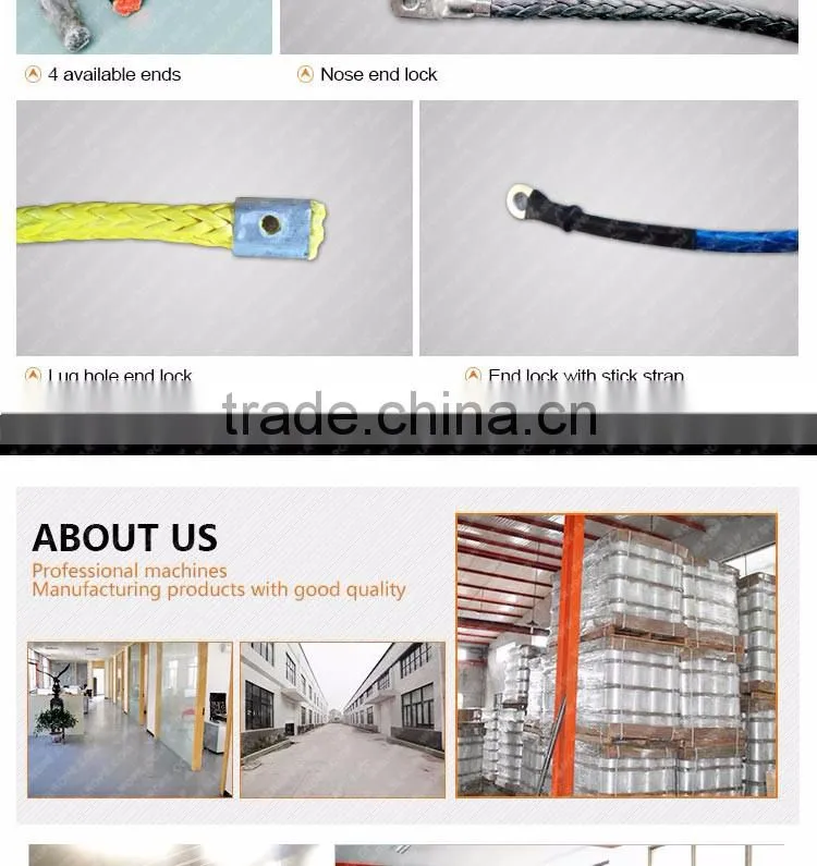 China wholesale Customized For pulling or lifting Popular winch bar rope
