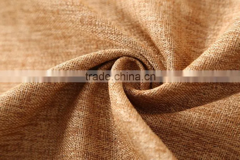 linen plain dyed fabric curtain panel