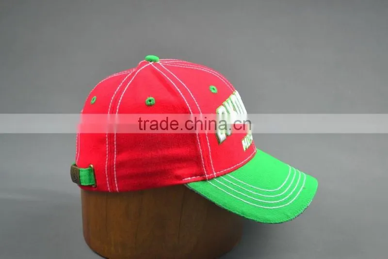 Custom 100% Cotton twill Baseball Sport cap with Sandwich