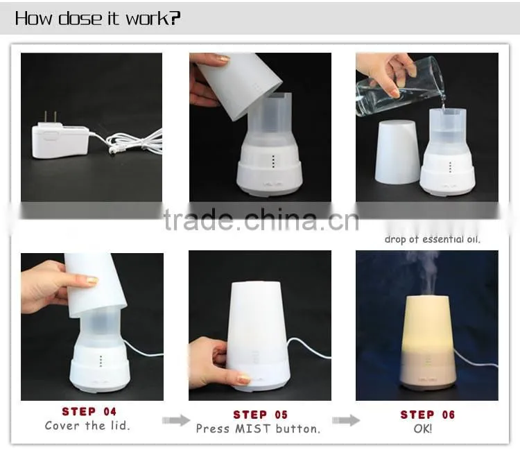 ultrasonic diffuser humidifier / aromatherapy air diffuser / electric oil aroma diffuser