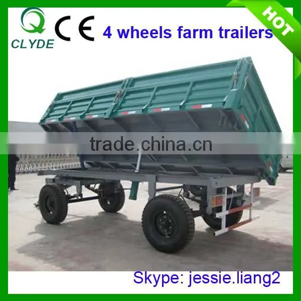 Best quanlity double wheel semi cargo trailer for sale
