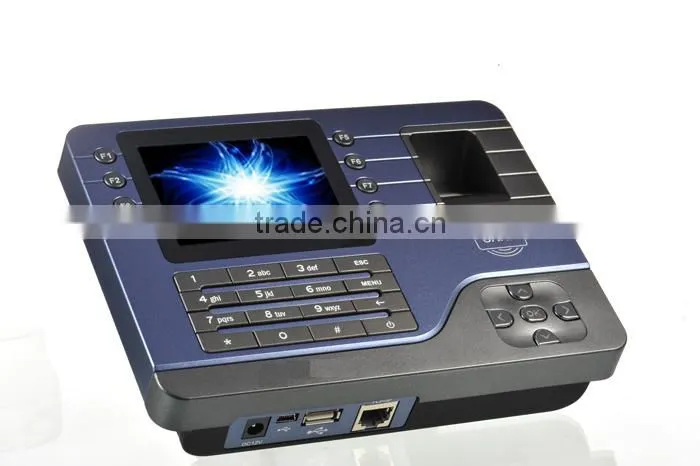 3.5 inch TFT P2P fingerprint Linux terminal time attendance with USB cable