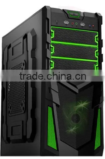 ATX Computer Case, Made of 0.4mm SECC and 3 CD-ROM Drives Bay on Front Panel , purple computer case