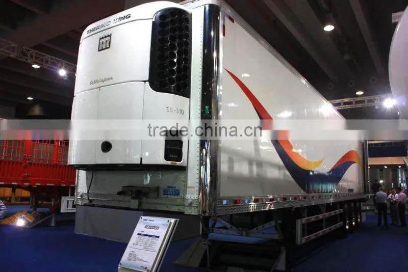 Titan 50T 60T 70T 3 axles van semi trailer/box trailer/refrigerated trailer sale