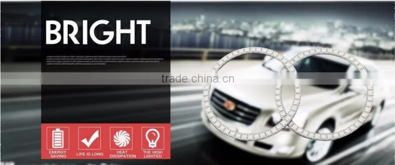 Changeable Colorful RGB LED Car Halo Rings Lights With 24 Key Remote Control LED Angel Car Light led angel eye rings