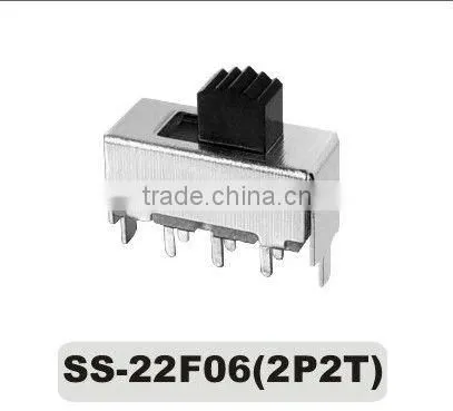 6 pin pcb slide switch SS-22E01(1P2T)