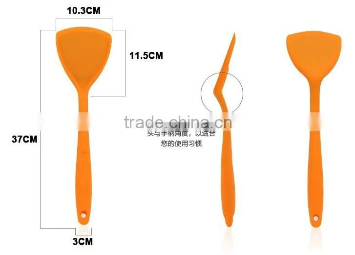 BPA free food grade silicone kitchenware utensil