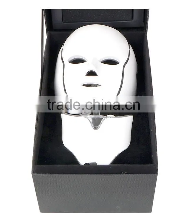Most popular products IPL light therapy LED facial neck mask with 3 colors-Red .blue and infrared from china