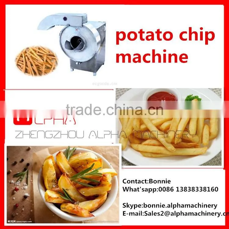 High efficiency electric slip potato chips cutting machine/fresh potato chips cutter machine