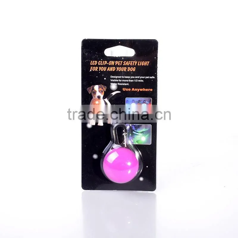 2015 new year led flash dog tag