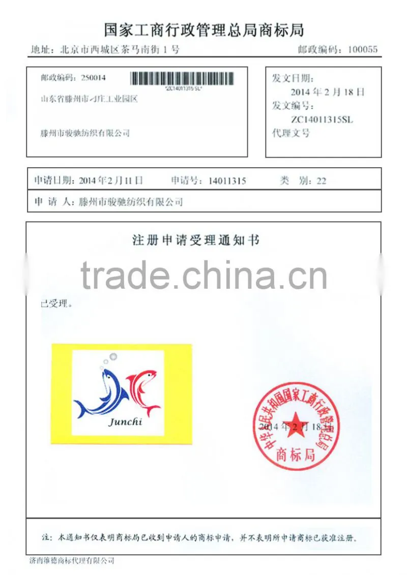 good QUALITY/high tenatcity 210D white twisted nylon 6 twine