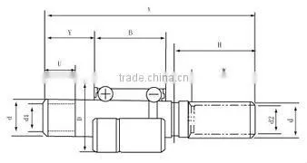 High precision automobile water pump bearings WB1630080 in lower price