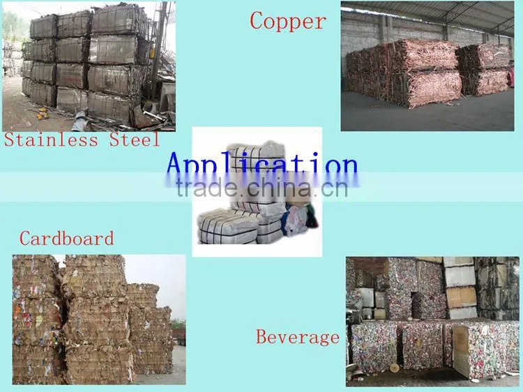 100T Factory Machines Plastic Scrap Pet bottle Baler