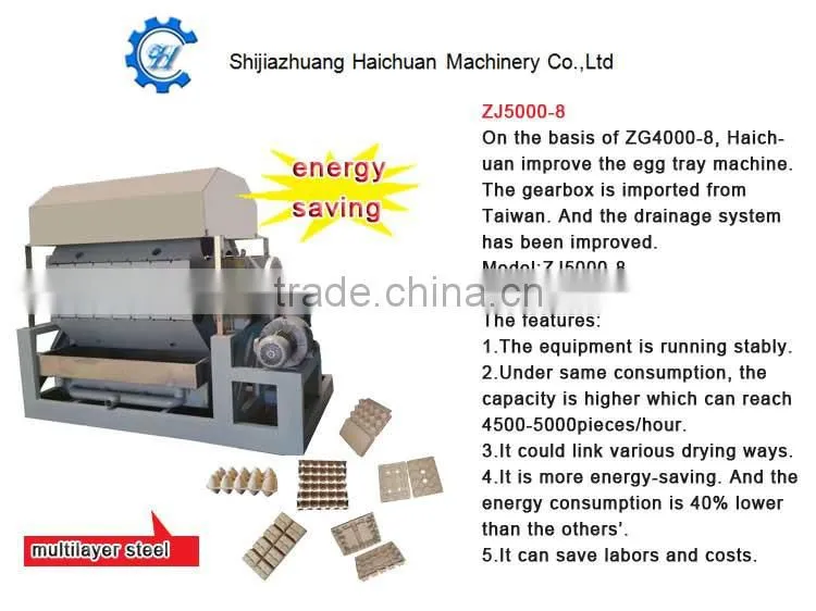 high quantity low cost egg tray making machine paper egg tray making machine
