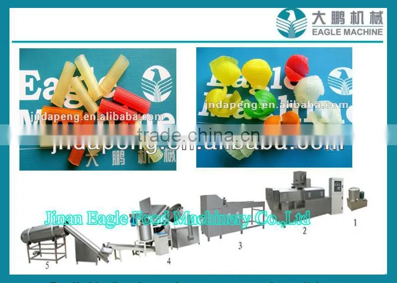 Crispy snack food /snack pellet frying machine from jinan eagle company
