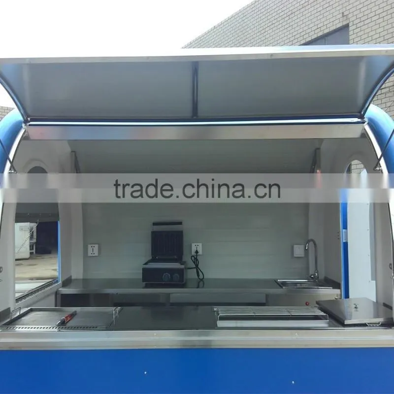 ice cream food trailer/yogurt kiosk/food kiosk/hot dog cart