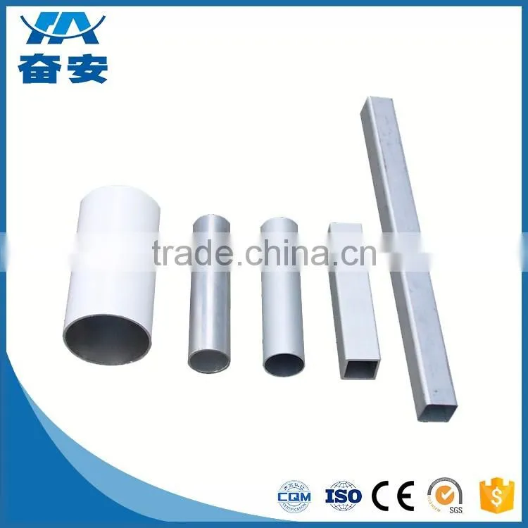 Aluminum Tube Seamless Extruded Mill Finish Natural / Pipe