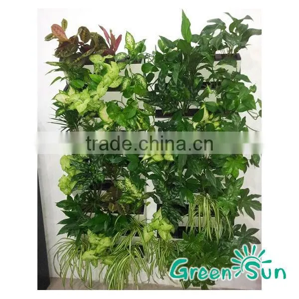 2014 waterproof rectangular color changing led plastic indoor planters