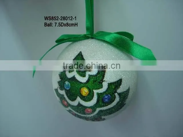 Polyfoam Christmas Snowman Ball Ornament Decoration