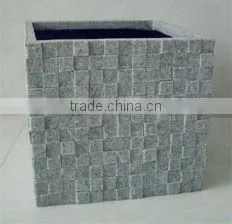 fiberglass flower pot cube gardening flower planters