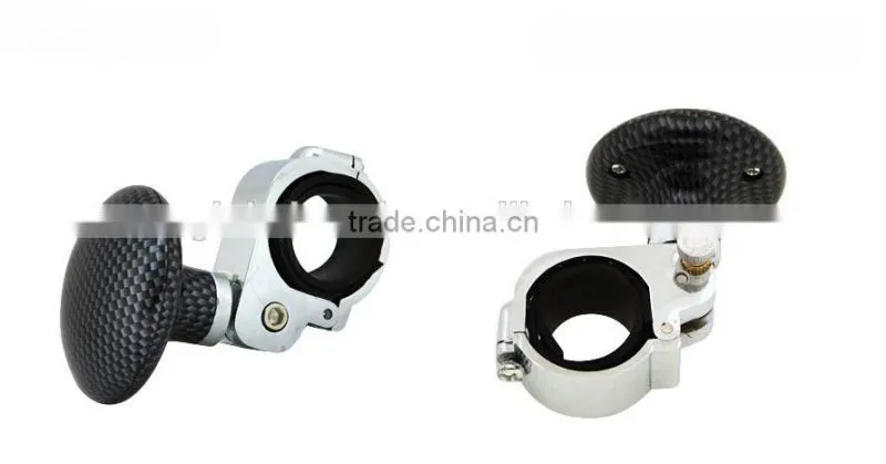Vehicle Car Steering Wheel Spinner Knob Power Ball Fiber Multifunction 150468