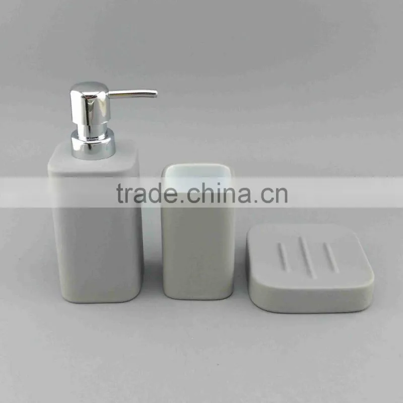 new products 2016 innovative ceramic bathroom sets with 3pcs