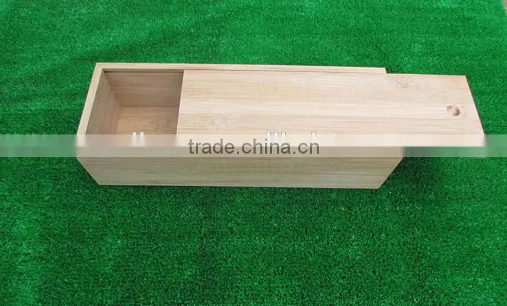 natural color wood wine box