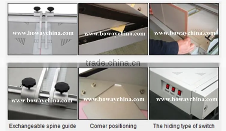Boway service SK530C Positioning Corner cutter Edge folder in one machine Hard cover marker