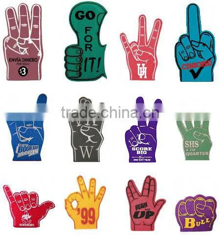 best promotional wave foam hand
