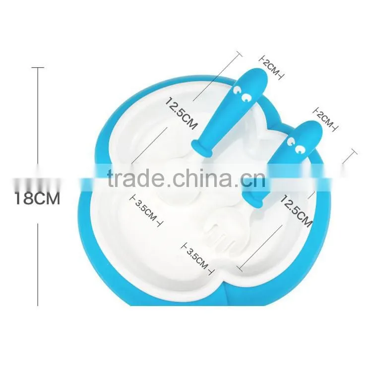 newest amazon hot children tableware children bowl and spoon set