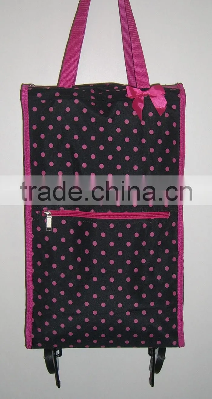 folding shopping trolley bag/Shopping Bag with Wheel