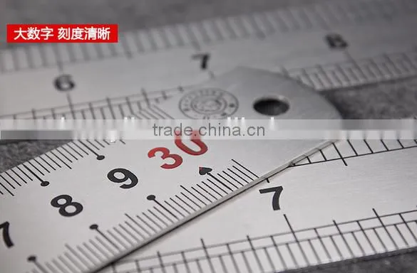 Berrylion Stainless Steel Ruler Thicken Straight Ruler 150-2000mm Straight Ruler
