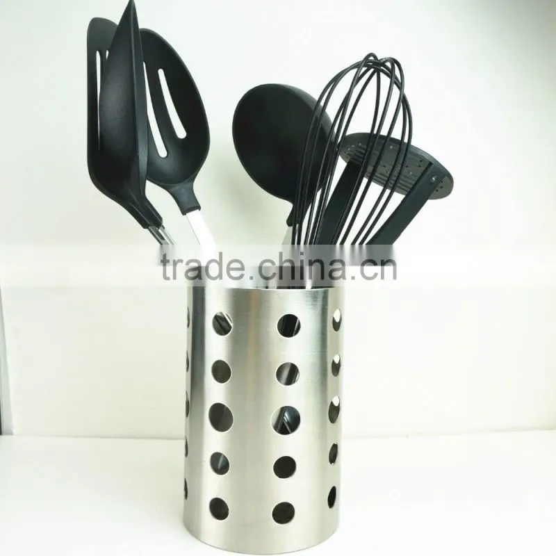 32017 7PCS NYLON KITCHEN TOOLS WITH S/S STAND
