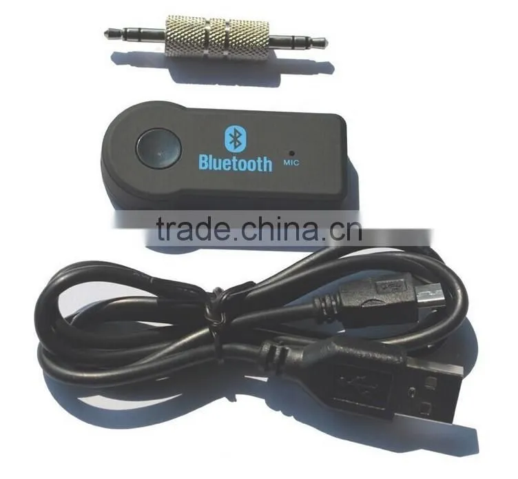 Cheap 3.5mm built in lithium battery jack Stereo HiFi Wireless Bluetooth Audio Transmitter receiver