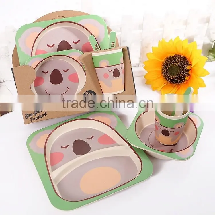 Kids Dinner Plate Set Food Plate Set Baby Dinnerware Tableware