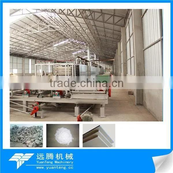 Full Automatic gypsum board production line,Fireproof gypsum board Line