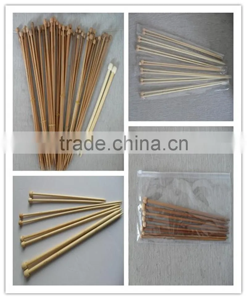 Hot Sell Single Pointed Bamboo Knitting Needles Set