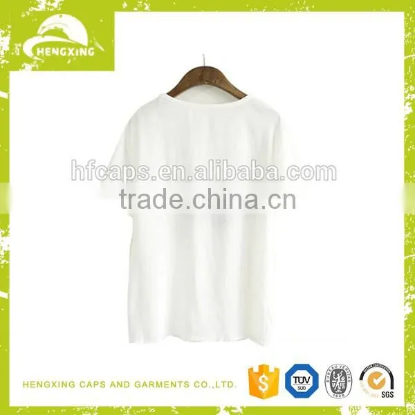 Women custom t-shirts embroidery hot sale