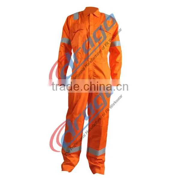 Flame retardant and teflon oeto-tex coverall workwear
